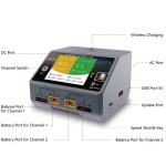 Hota D6 Pro Ac 200w 650w 15a Charger With Wireless Charging for Nizn/nicd/nimh Battery